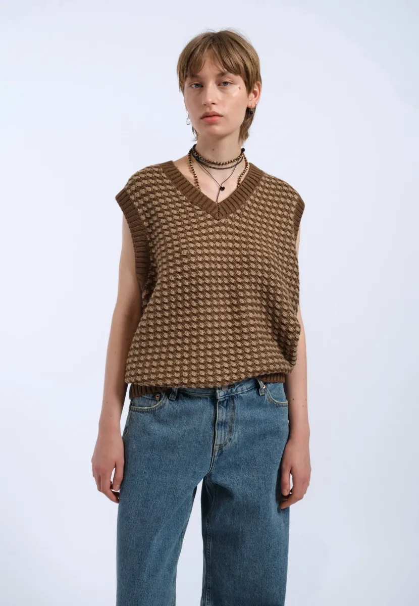 LOWEN - Strickpullover - morel mix