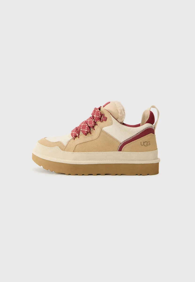 LOWMEL - Sneaker low - driftwood/biking red