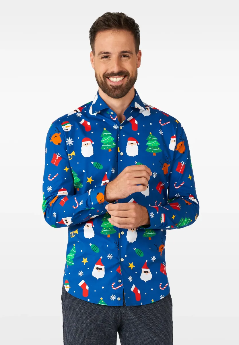 LS FESTIVITY - Hemd - blue