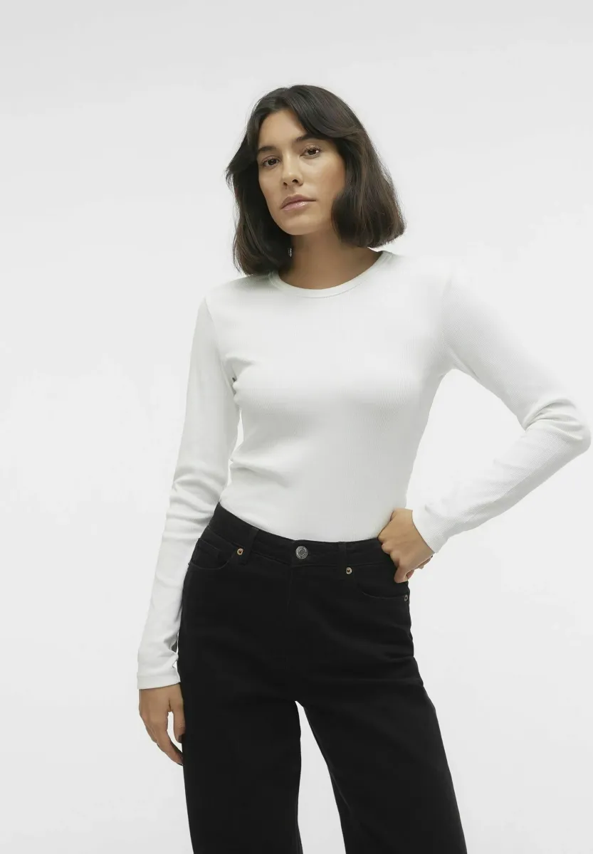 LS GA JRS NOOS - Langarmshirt - snow white