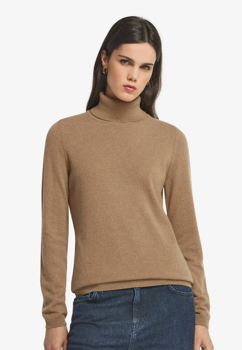 <B>LA MODELLA È ALTA 179 CM E VESTE UNA TAGLIA M - Strickpullover - natural