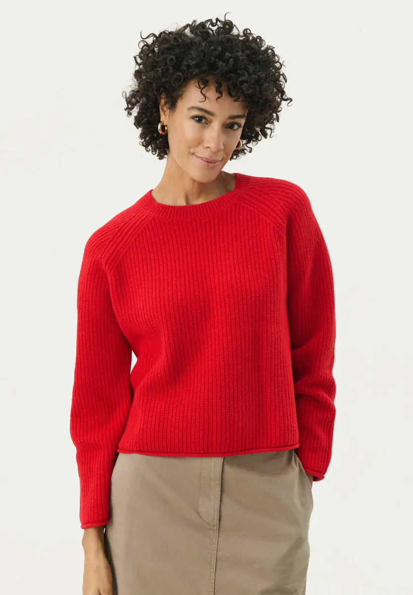 LUAH - Strickpullover - mars red