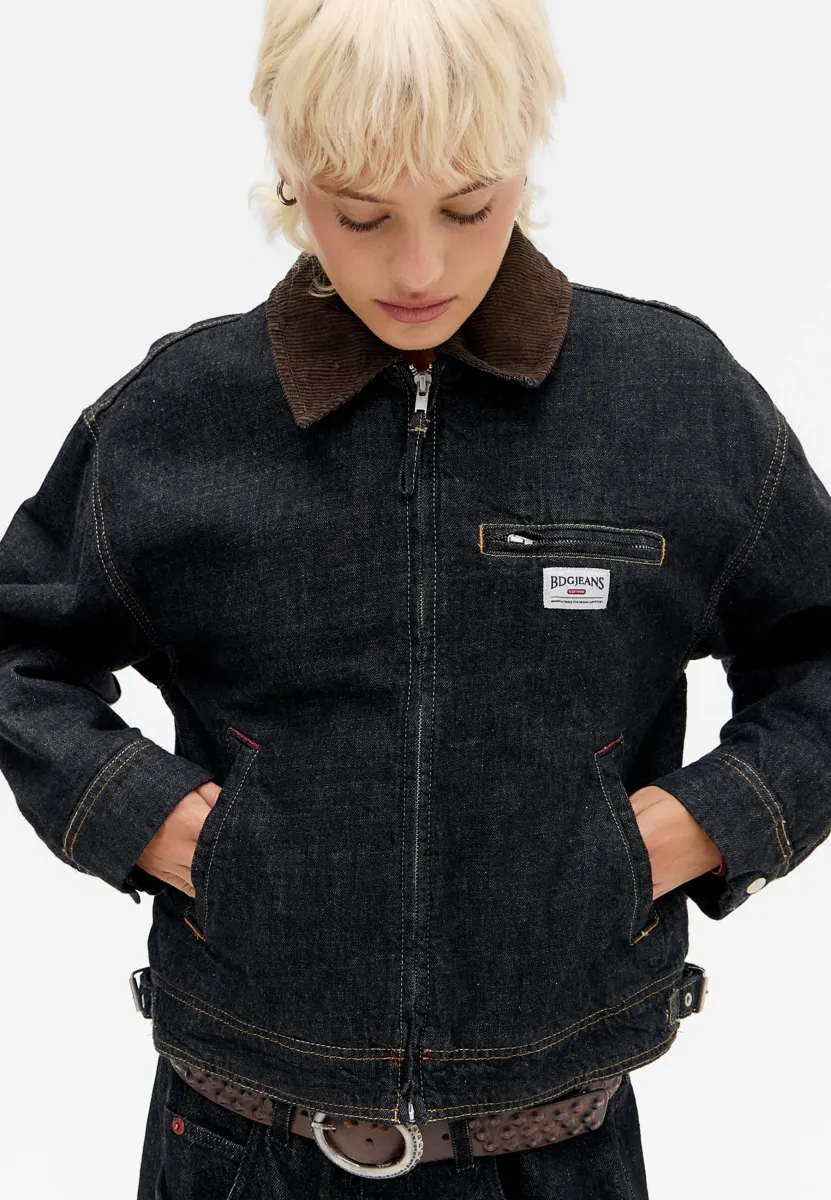 LUCA - Jeansjacke - black denim