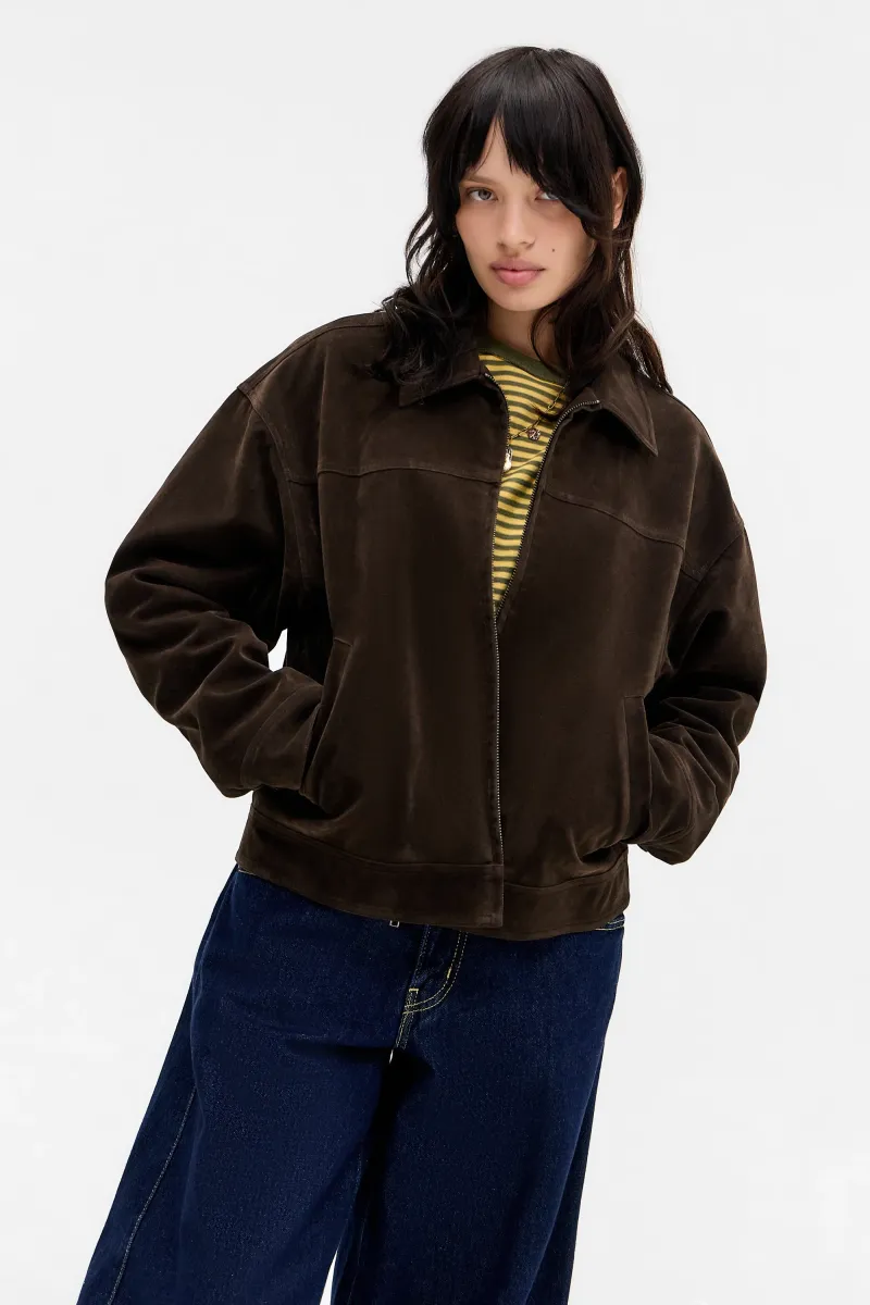 LUCA - Kunstlederjacke - brown