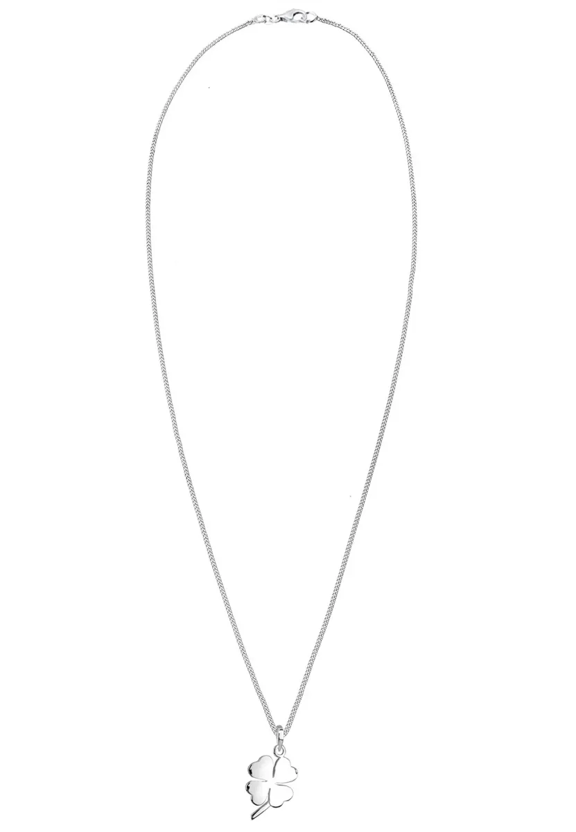 LUCKY CHARM LEAF CLOVER - Halskette - silberfarben