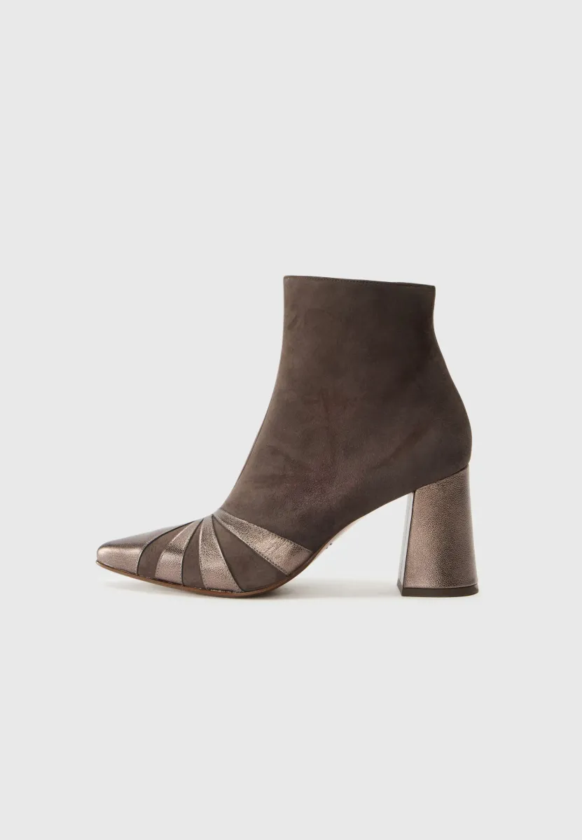 LUDRIK - High Heel Stiefelette - pak iron/granito