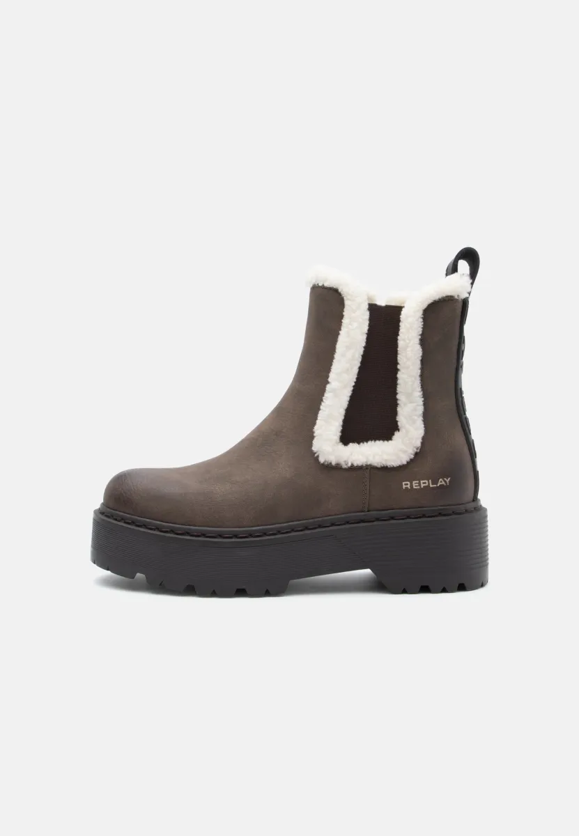 LUISA WINTER - Plateaustiefelette - brown