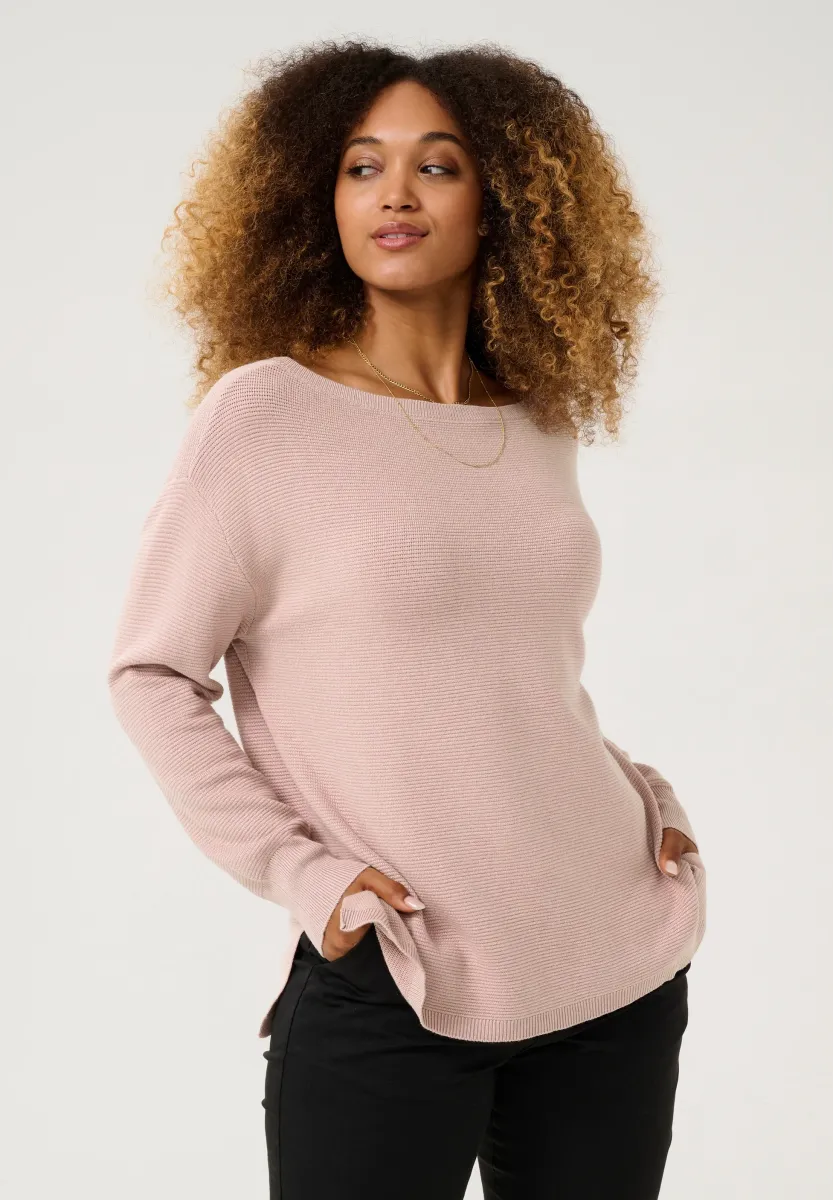 LUKA BOATNECK - Strickpullover - deauville mauve