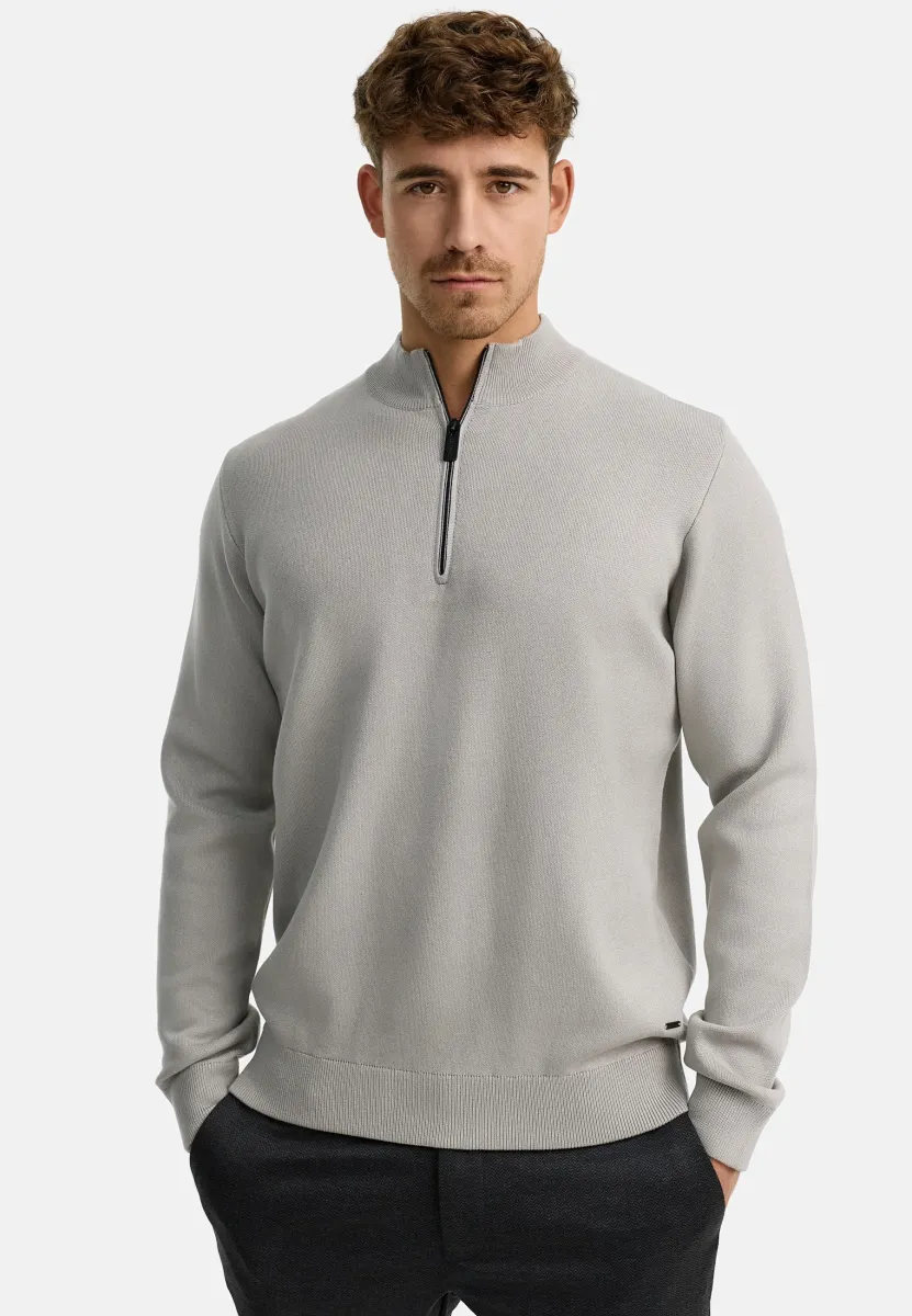 LUKAS - Strickpullover - lt grey mix