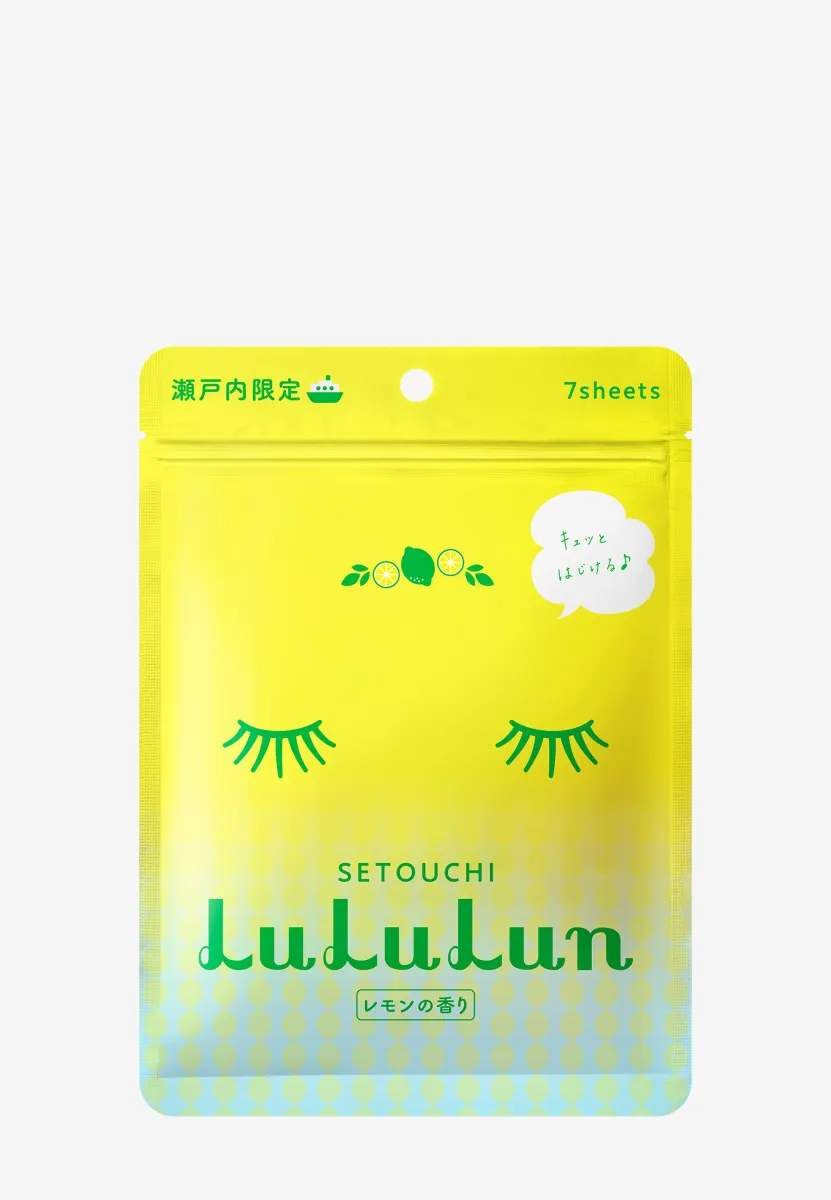 LULULUN PREMIUM SHEET MASK SETOUCHI LEMON 7-PACK - Gesichtsmaske