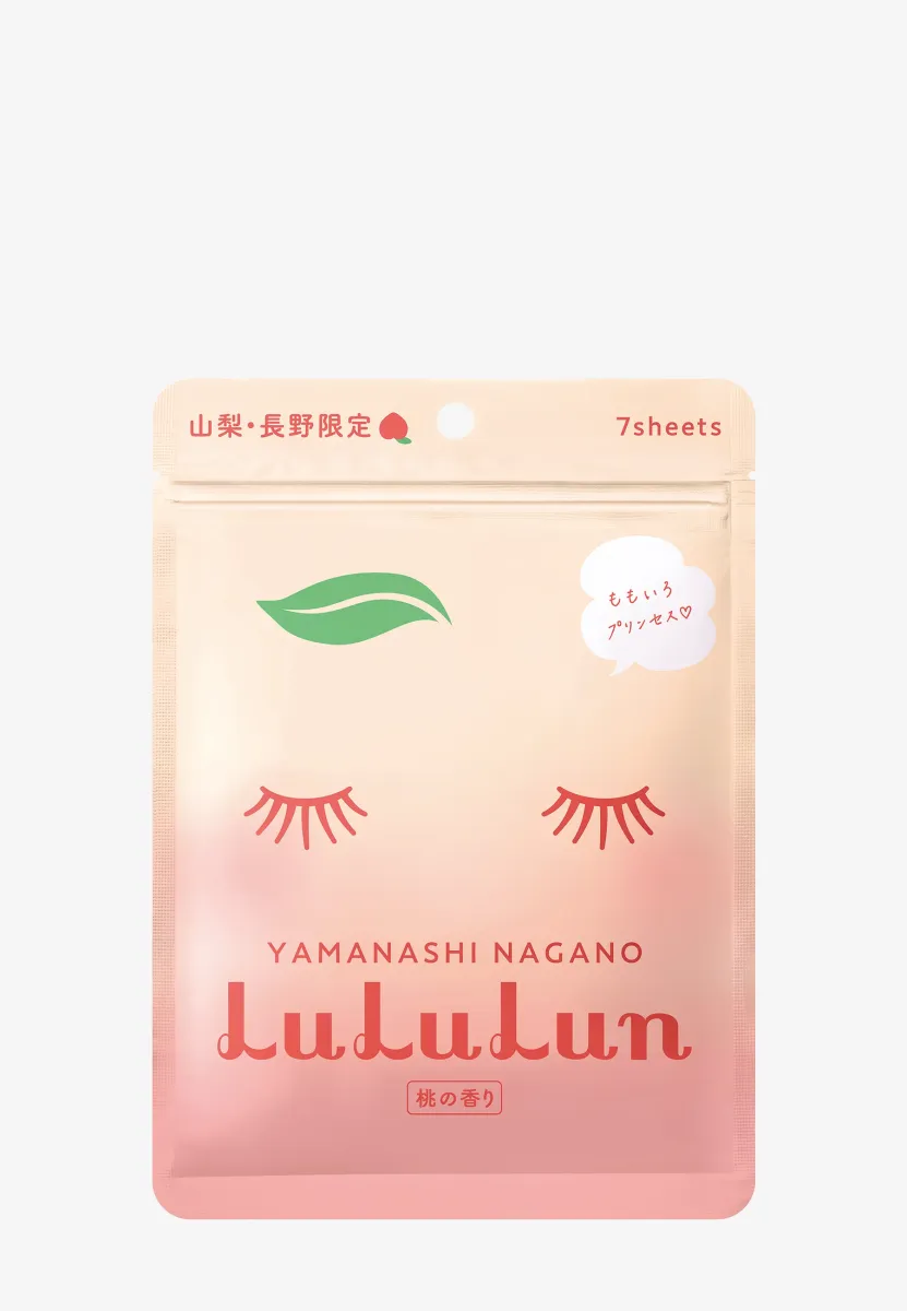 LULULUN PREMIUM SHEET MASK YAMANASHI PEACH 7-PACK - Gesichtsmaske