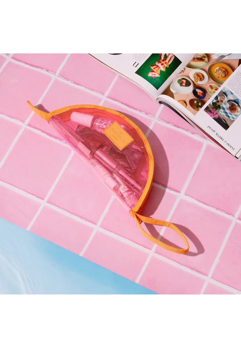 LUNAR POUCH  - Kosmetiktasche - pink and orange