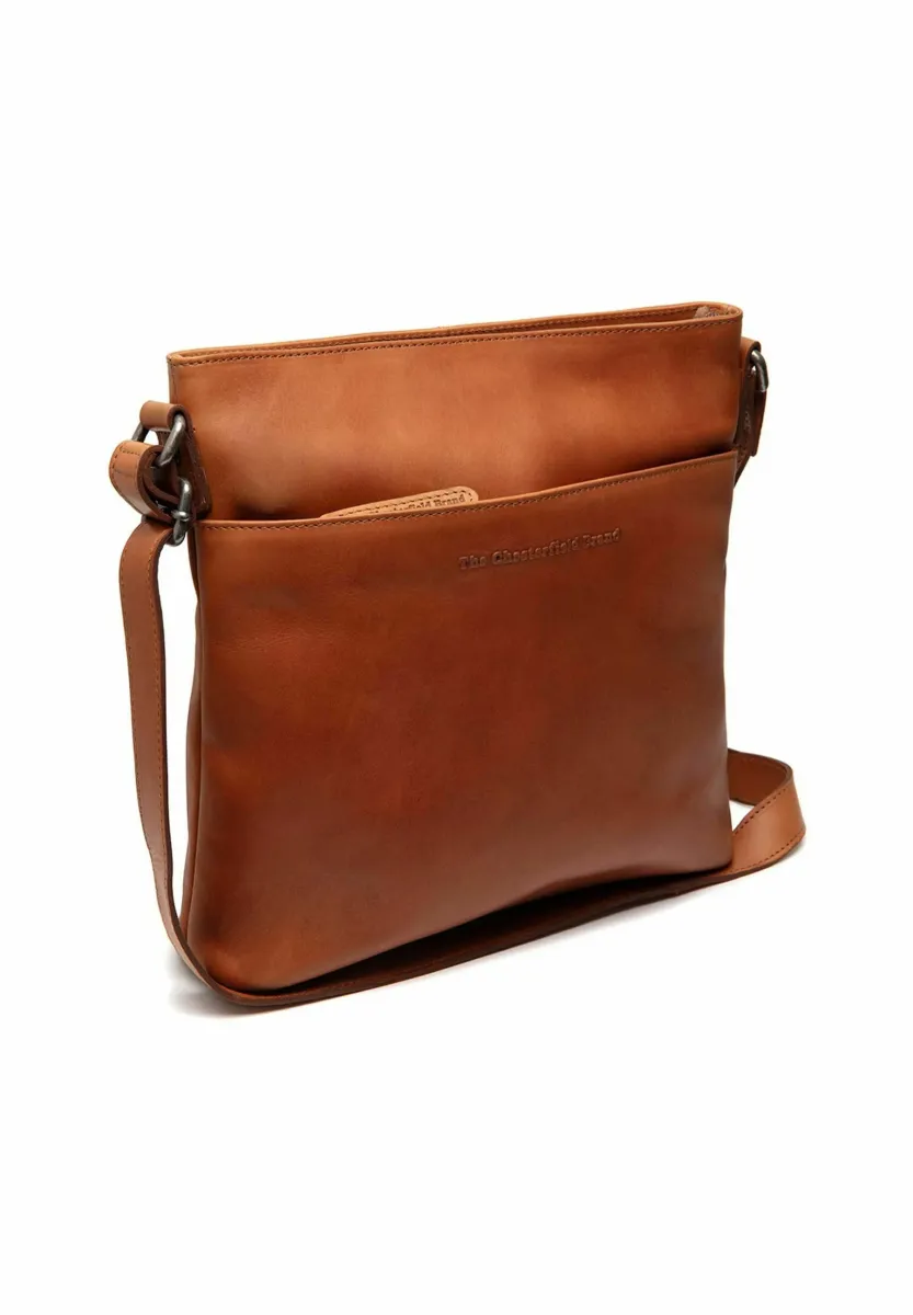 LUNTON - Umhängetasche - cognac