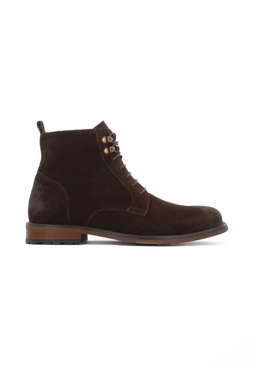 LUSSAK - Schnürstiefelette - brown