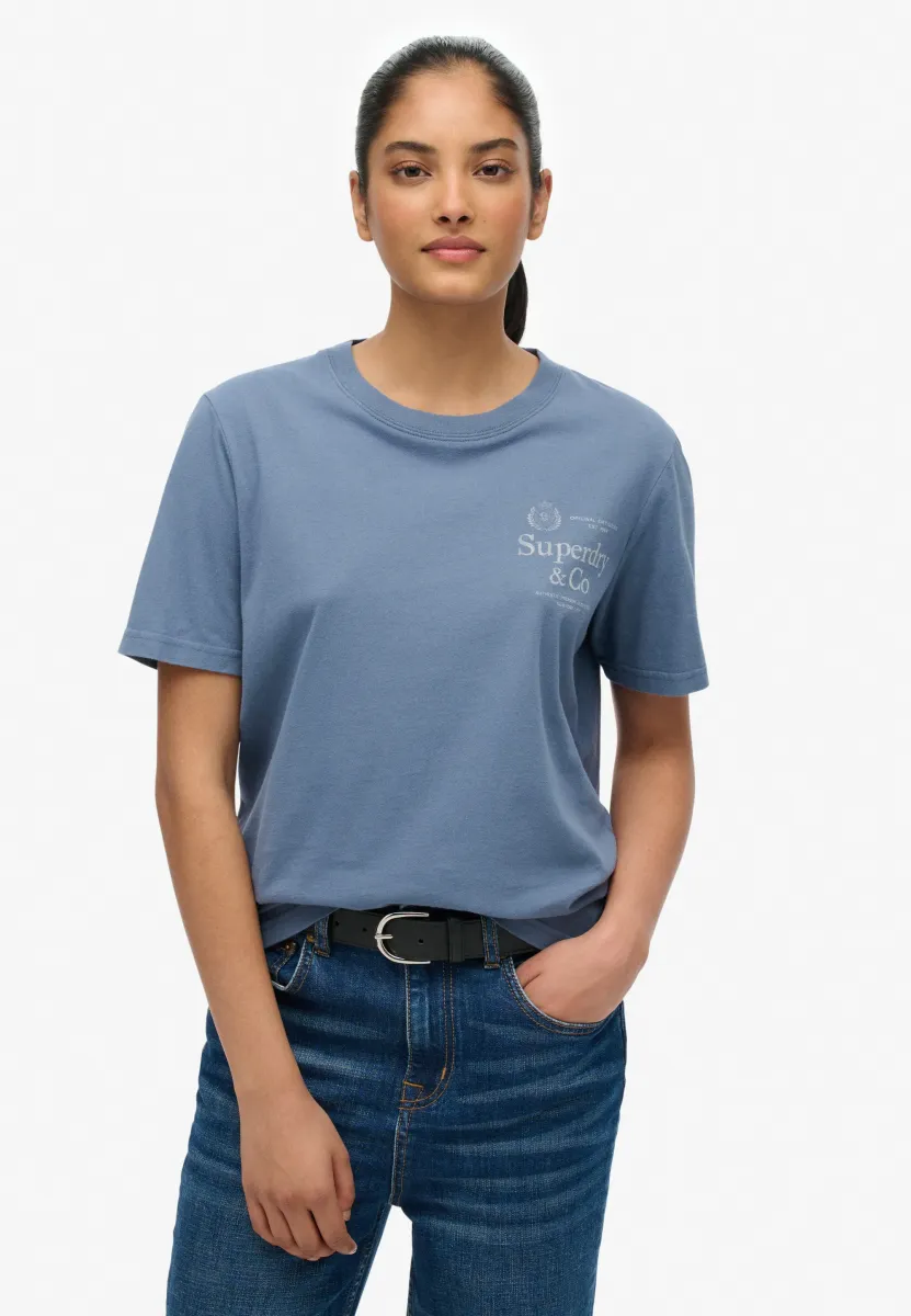 LUXE CASUAL - T-Shirt print - vintage indigo