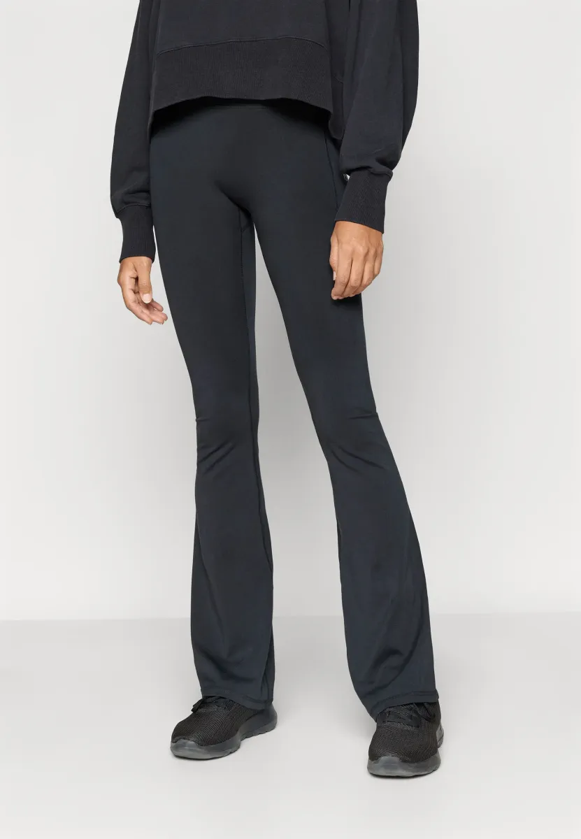 LUXE FLARED - Tights - black