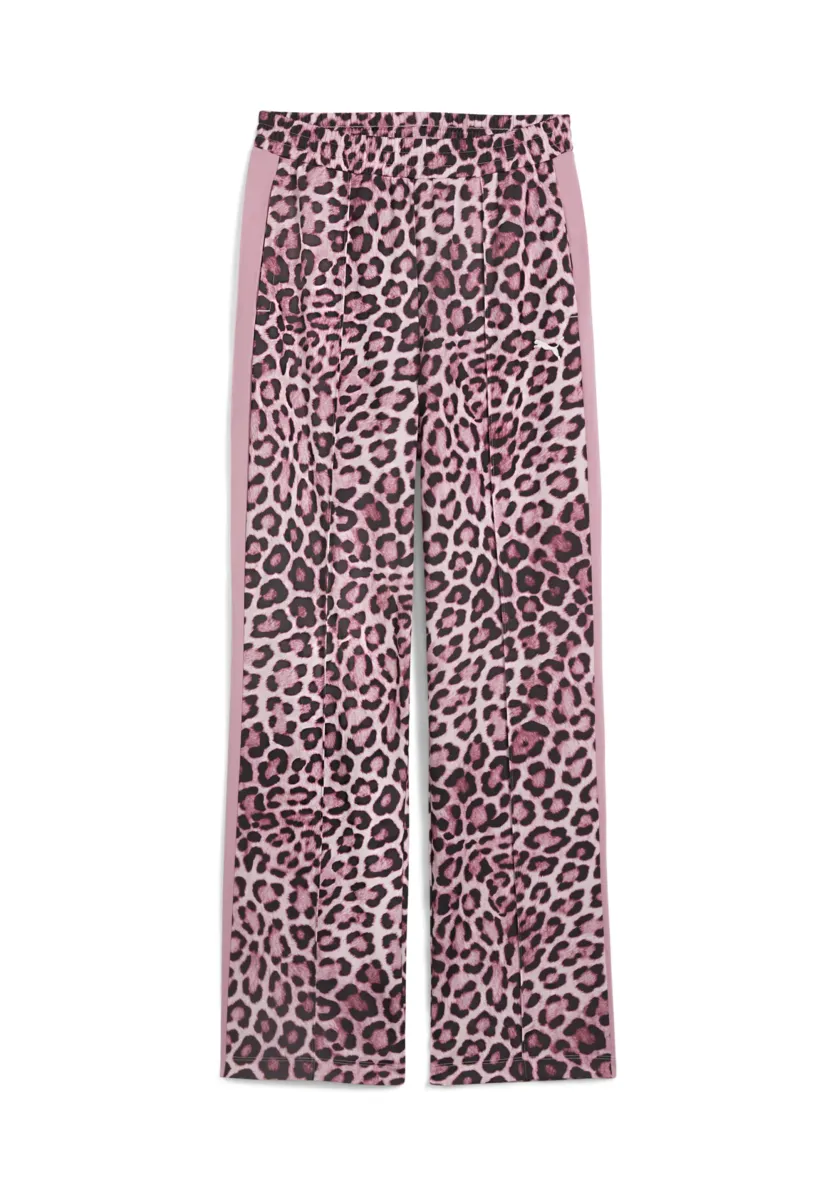 LUXE STRAIGHT - Jogginghose - poised pink ruby shimmer