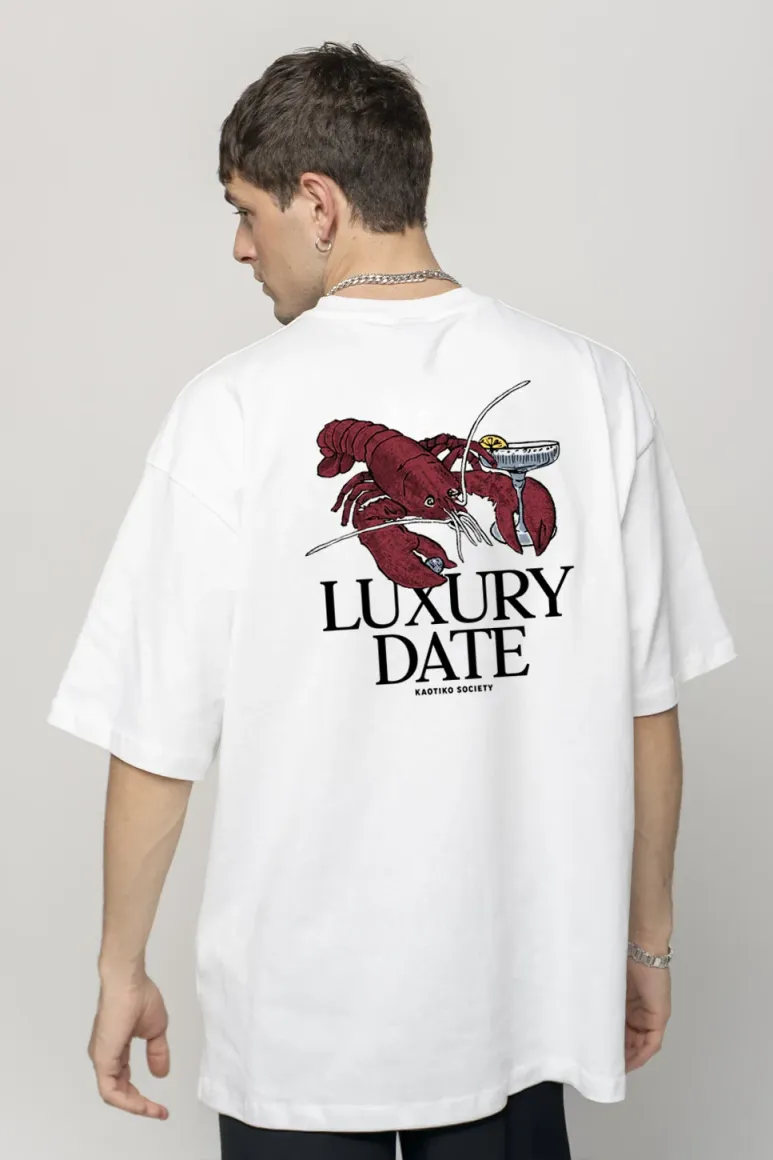 LUXURY DATE UNISEX - T-Shirt print - white