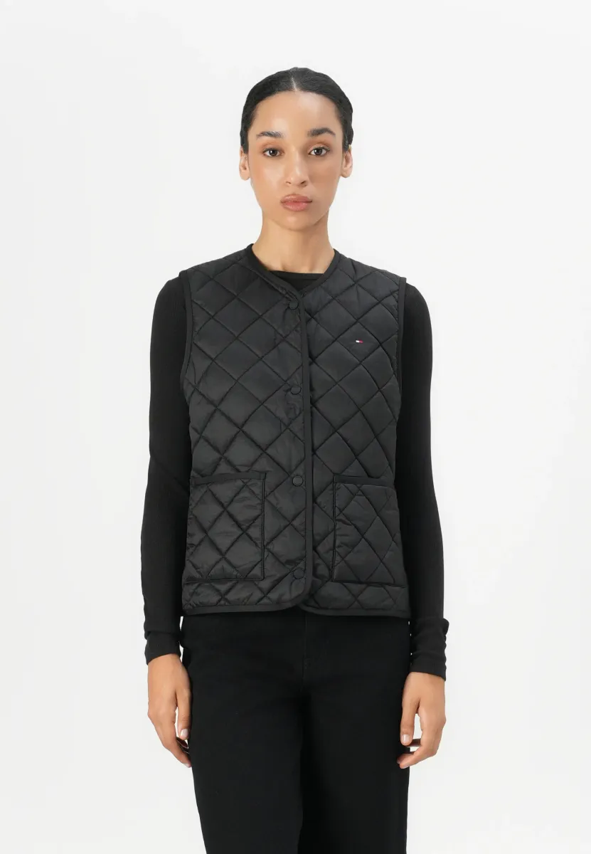 LW PADDED REG QUILTED  - Weste - black