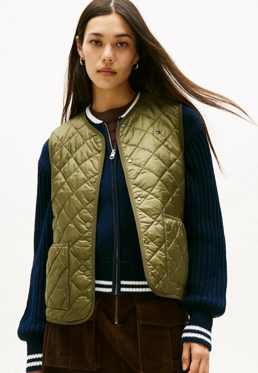 LW PADDED REG QUILTED  - Weste - utility olive