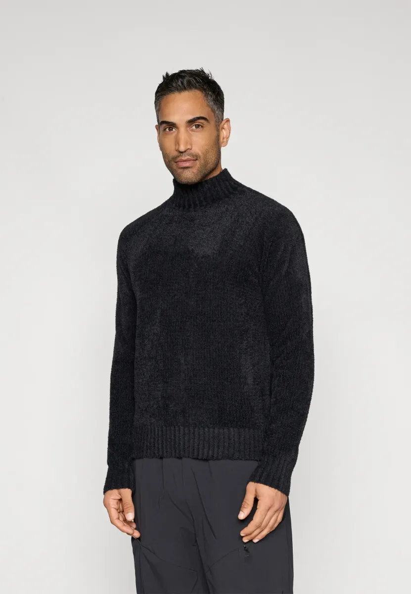 LYKAN CREW - Fleecepullover - true black