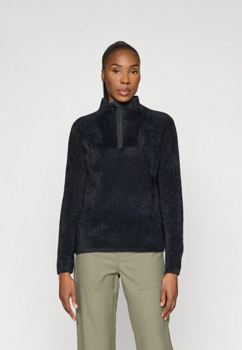 LYKAN HALF ZIP - Fleecepullover - true black