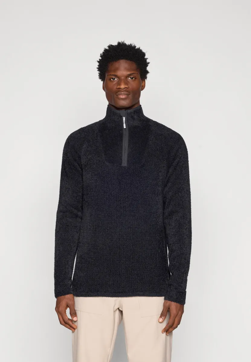 LYKAN HALF ZIP - Fleecepullover - true black