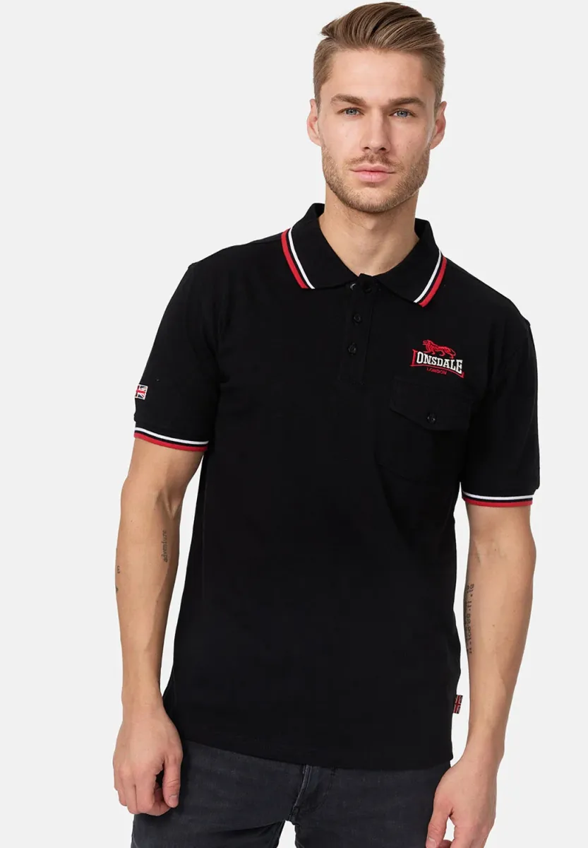 LYNTON - Poloshirt - black
