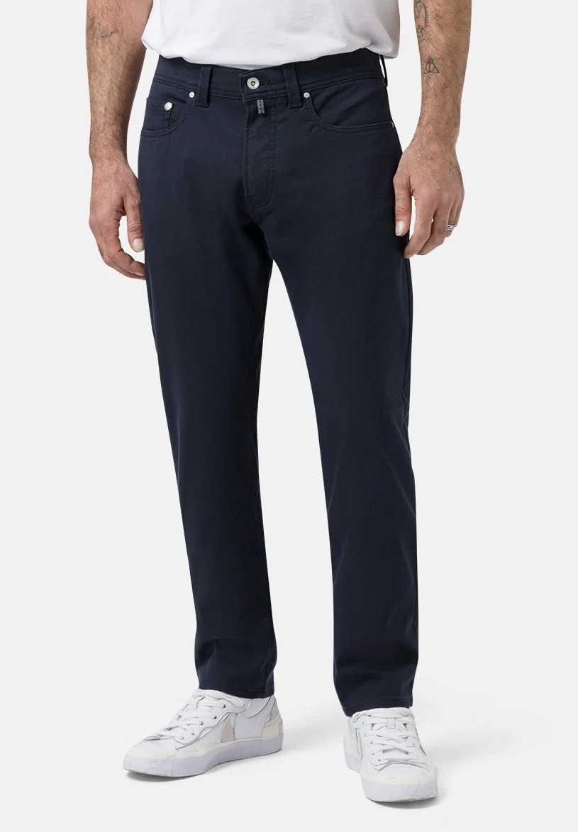 LYON TAPERED - Stoffhose - dark sapphire