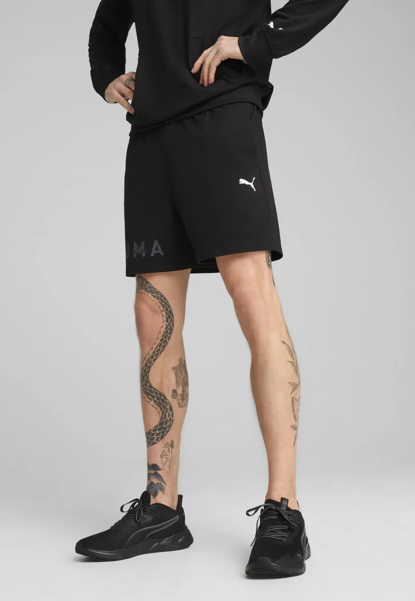 M CLOUDSPUN BRANDED - Kurze Sporthose - black