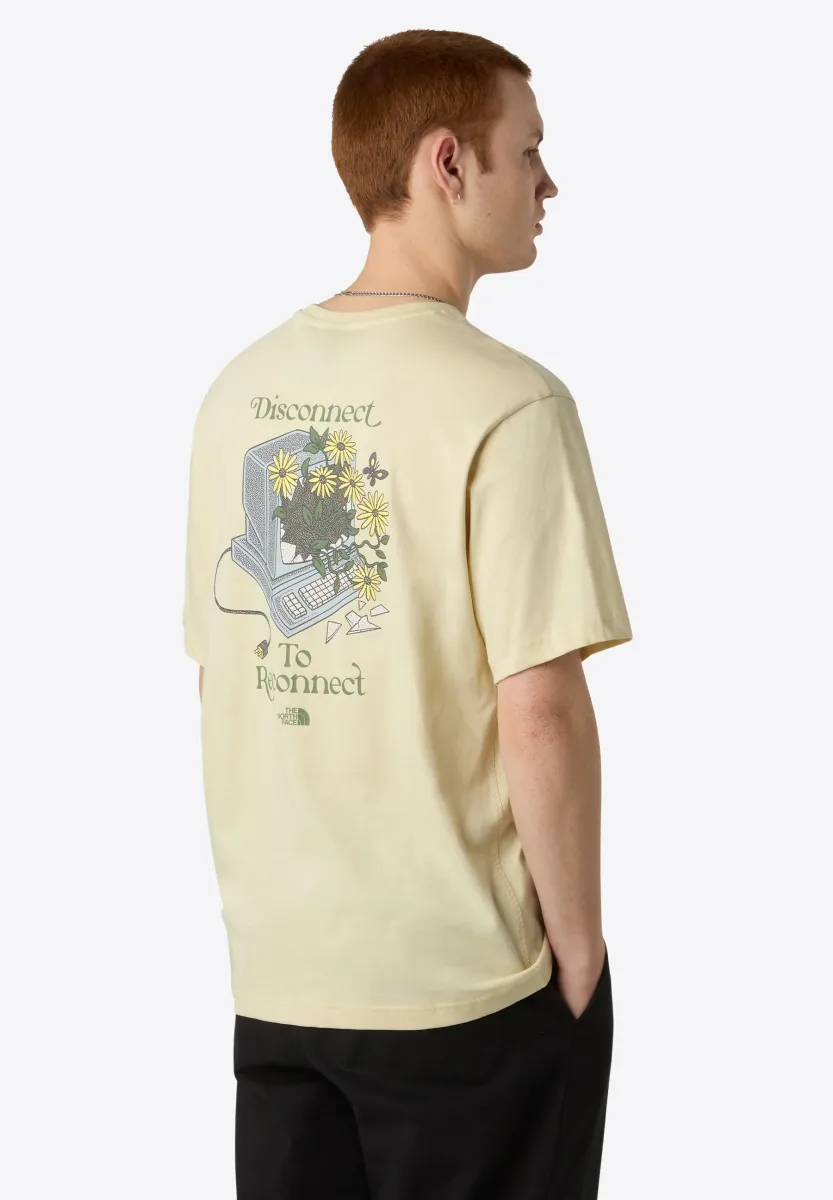 M CONNECTED RELAXED SS TEE -GRAPHIC - T-Shirt print - gravel