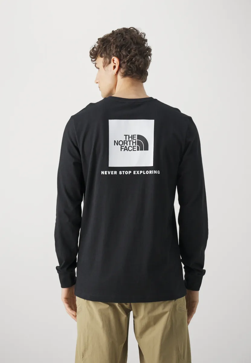 M L/S BOX NSE TEE - Langarmshirt - black
