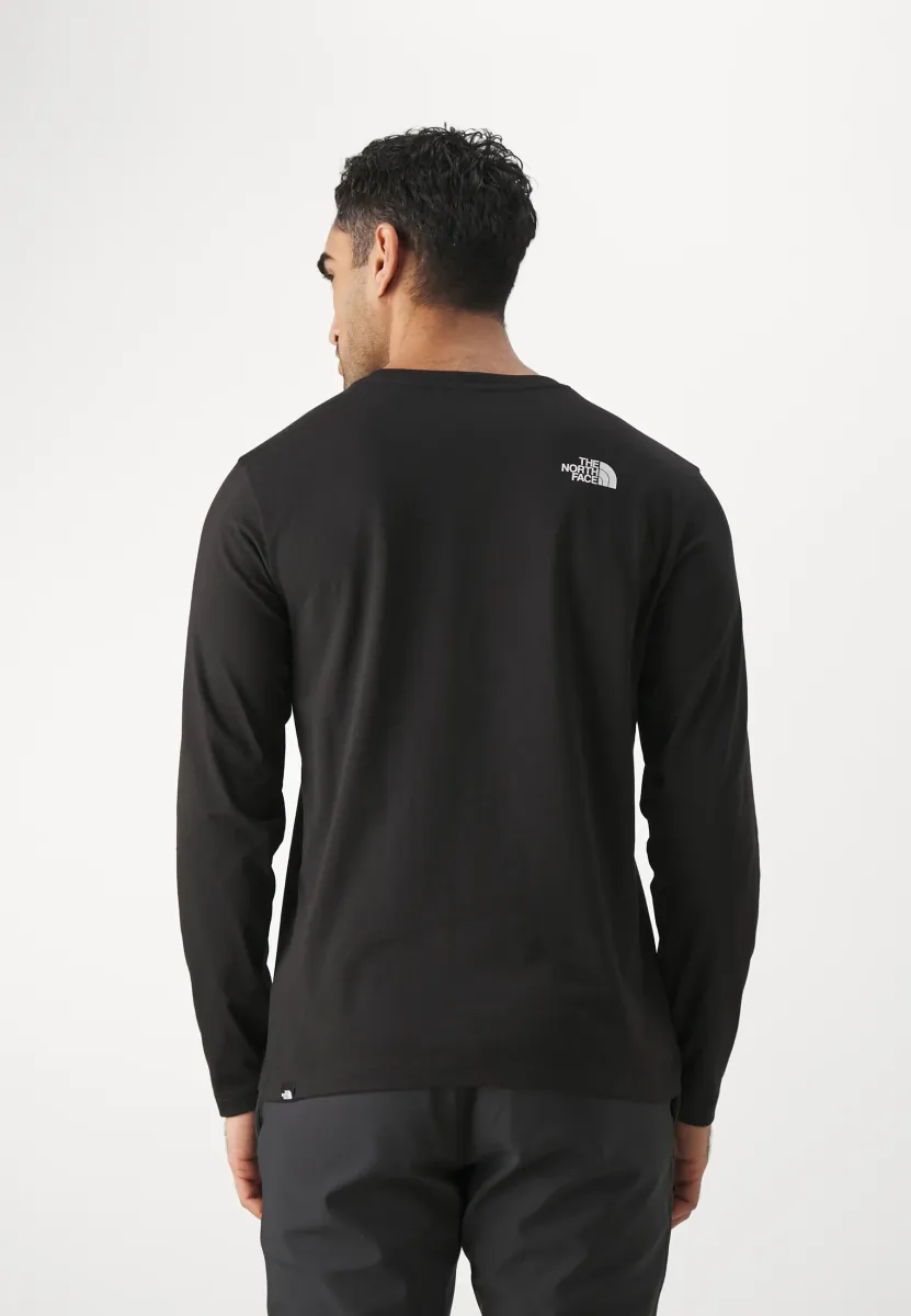 M L/S SIMPLE DOME TEE - Langarmshirt - black