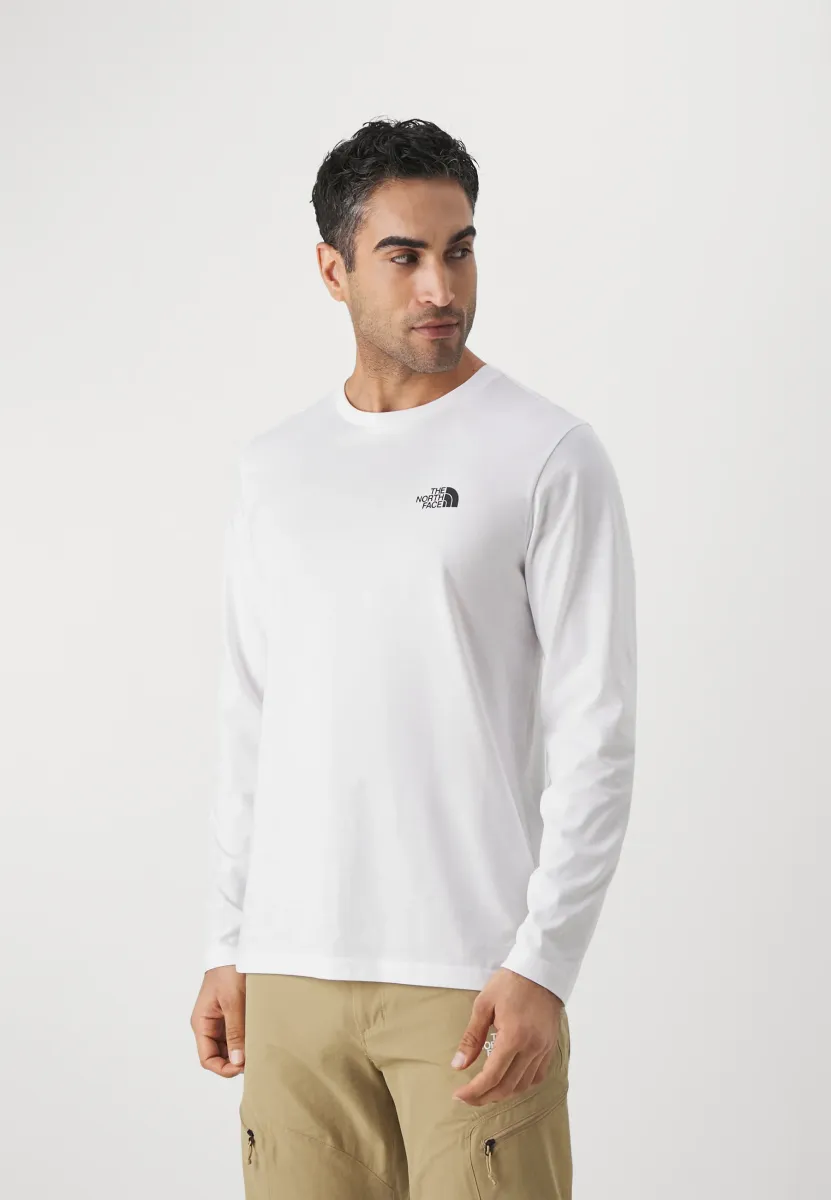 M L/S SIMPLE DOME TEE - Langarmshirt - white
