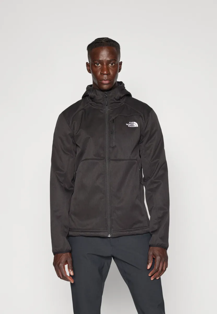 M QUEST HOODED SOFTSHELL - Softshelljacke - black