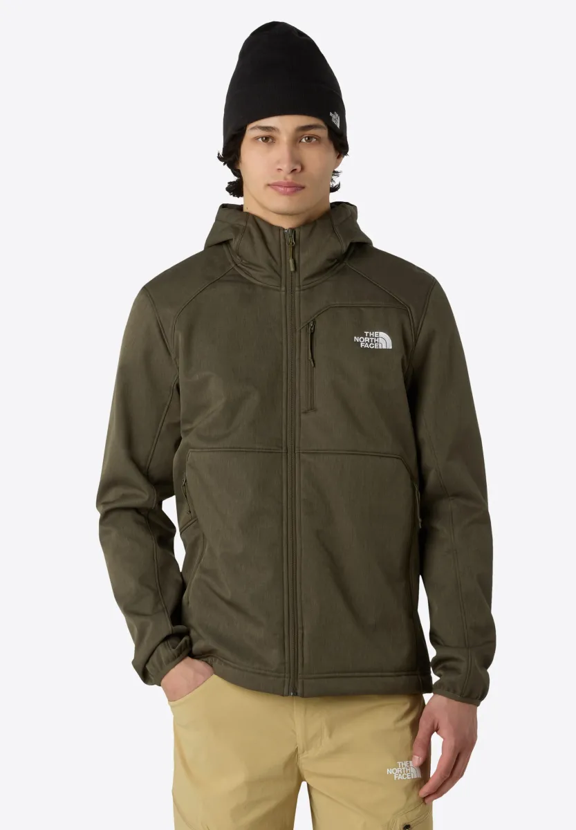 M QUEST HOODED SOFTSHELL - Softshelljacke - dark green