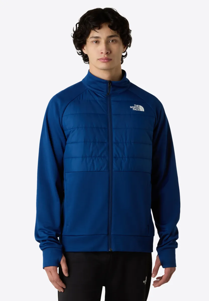 M REAXION 2.0 FLEECE HYBRID FULL ZIP JKT - Übergangsjacke - estate blue dark heather