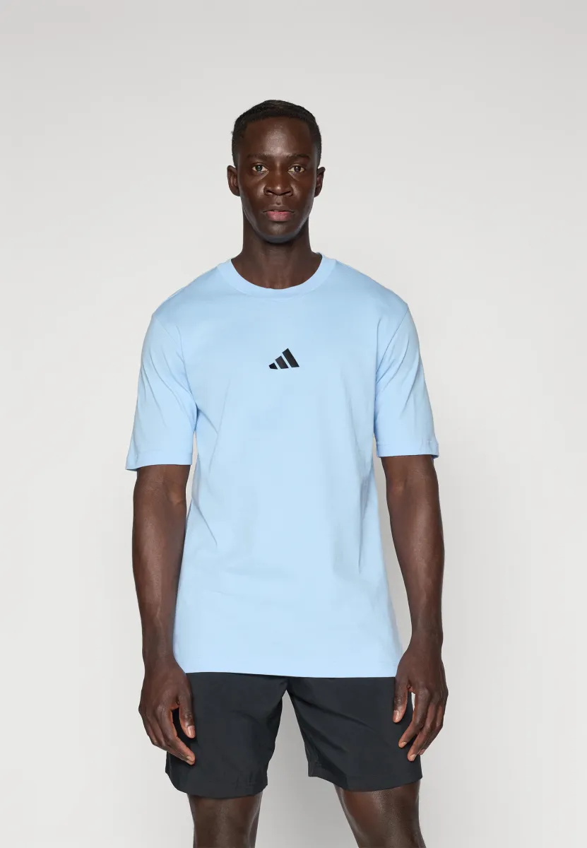 M SL SJ T - T-Shirt basic - glow blue/black