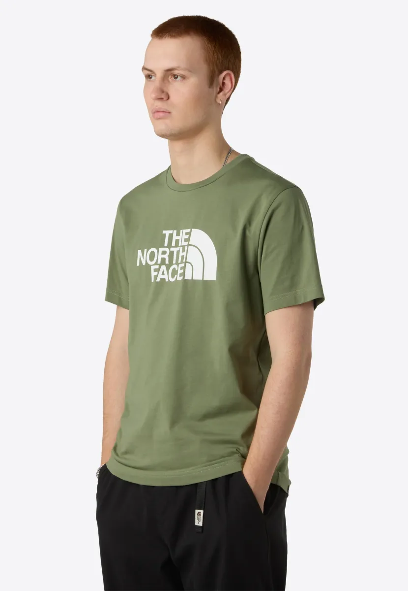 M SS EASY TEE - T-Shirt print - bark mist