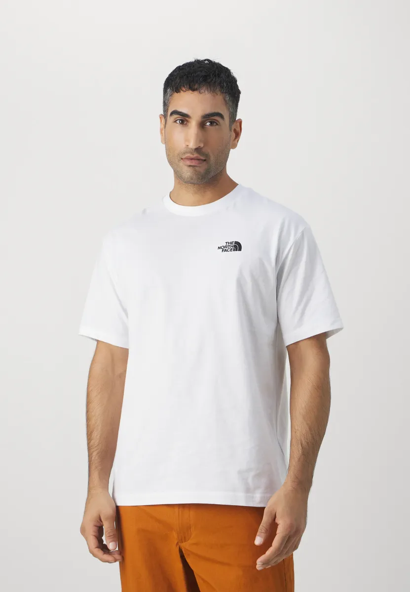 M SS ESSENTIAL OVERSIZE TEE - T-Shirt print - white
