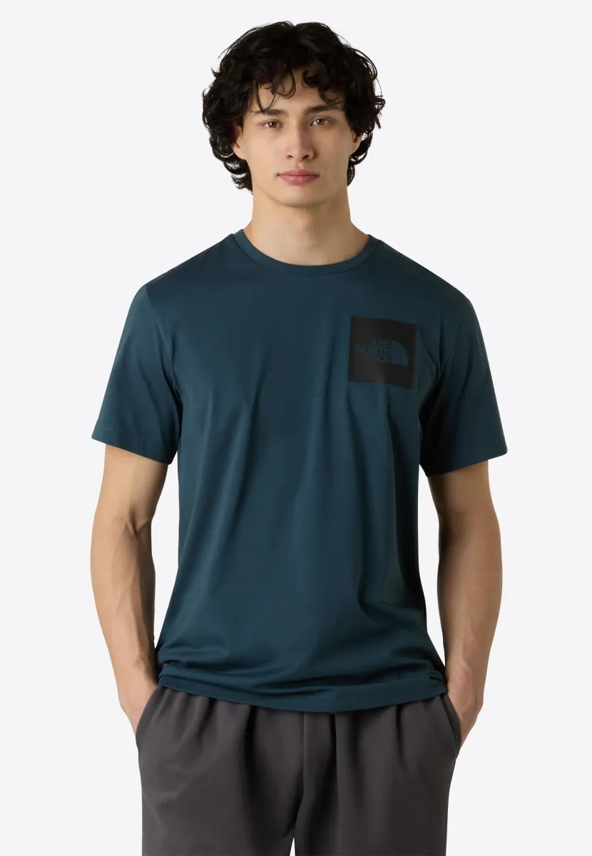 M SS FINE TEE - T-Shirt print - deep cypress