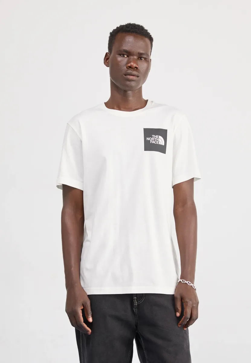 M SS FINE TEE - T-Shirt print - white