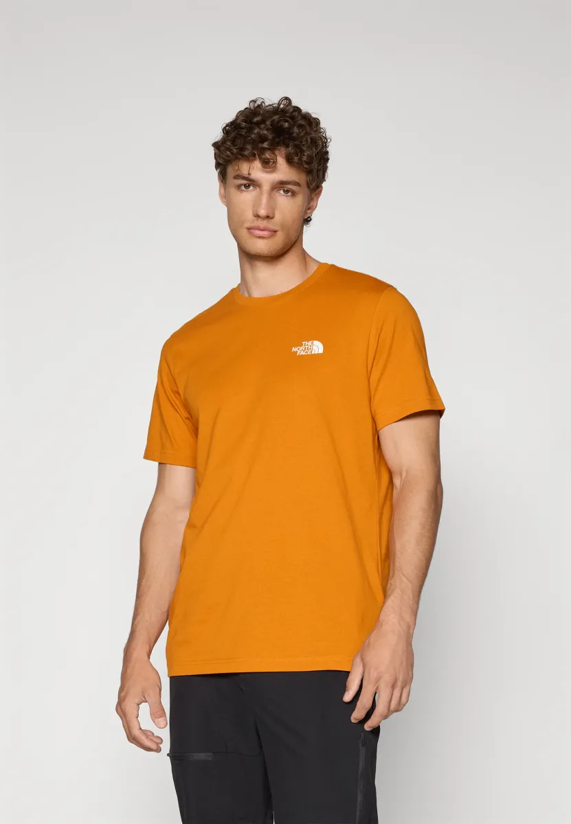 M SS SIMPLE DOME TEE - Sport T-Shirt - agate orange