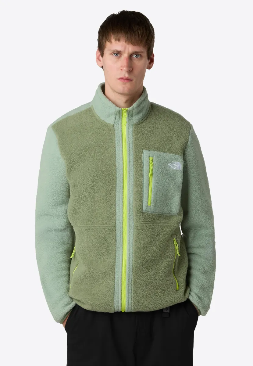 M YUMIORI FULL ZIP - Fleecejacke - bark mist slate moss fi