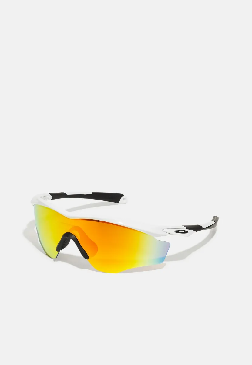 M2 FRAME XL - Sportbrille - polished white/fire iridium