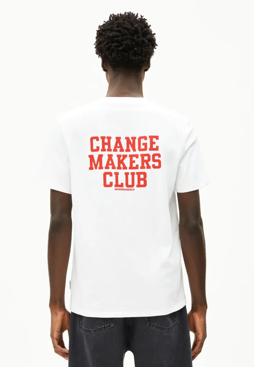 MAARKOS CHANGEMAKERS - T-Shirt print - white