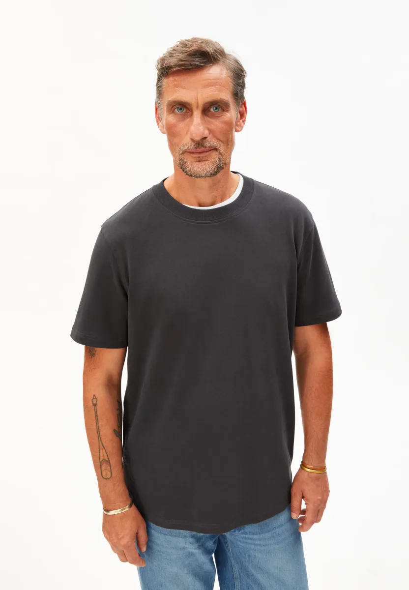 MAARKUS SOLID - T-Shirt basic - dark steel