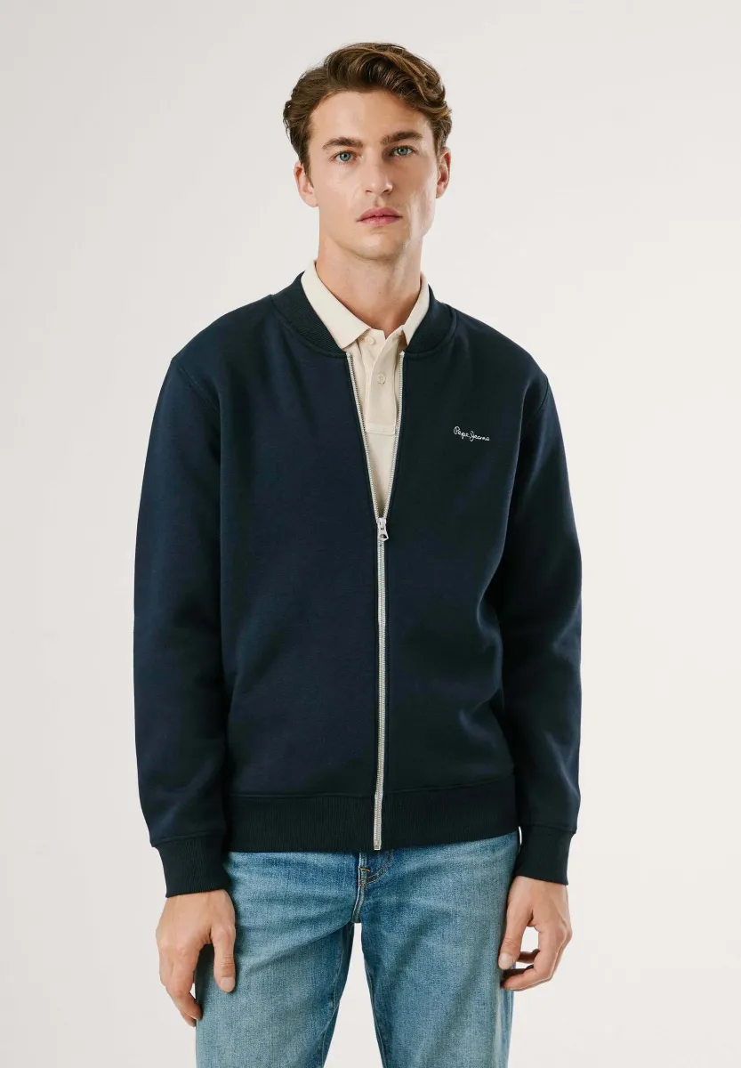 MACBETH PLAIN  - Sweatjacke - dulwich blue