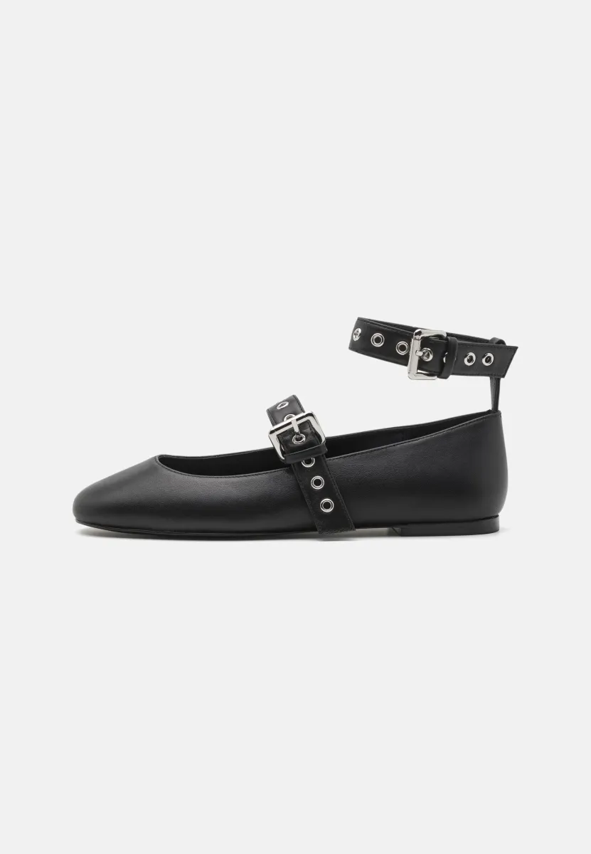 MACBETH - Riemchenballerina - black