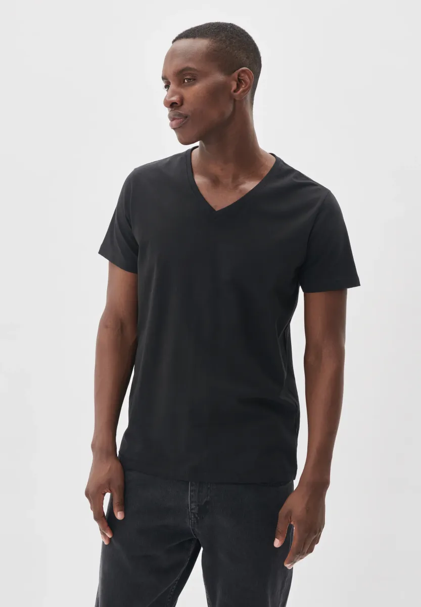 MADELINK - T-Shirt basic - black